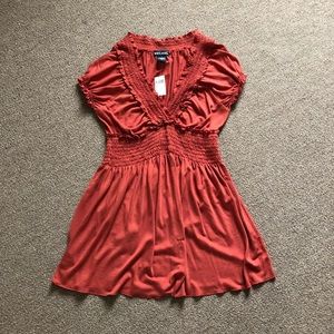 Women’s V-Neck Wet Seal Blouse